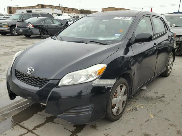 2T1KU40E79C023942 - 2009 TOYOTA COROLLA MA BLACK photo 2