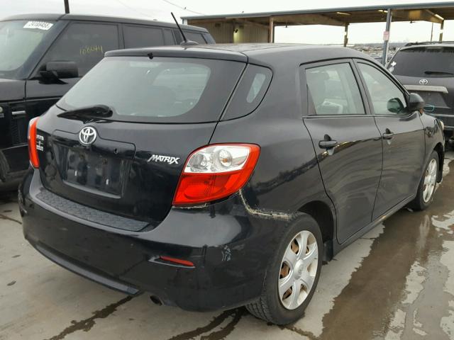 2T1KU40E79C023942 - 2009 TOYOTA COROLLA MA BLACK photo 4