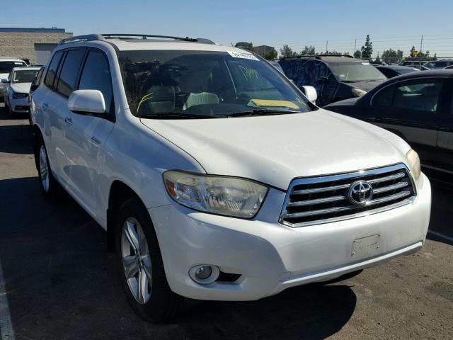 JTEDS42A482038545 - 2008 TOYOTA HIGHLANDER WHITE photo 1