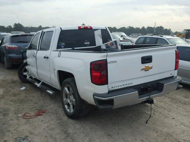 3GCPCREC5EG347338 - 2014 CHEVROLET SILVERADO WHITE photo 3