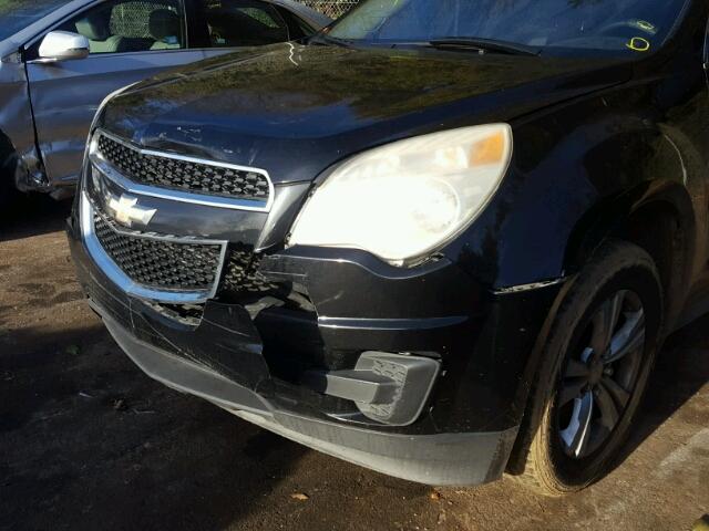 2CNALDEC4B6327271 - 2011 CHEVROLET EQUINOX LT BLACK photo 9