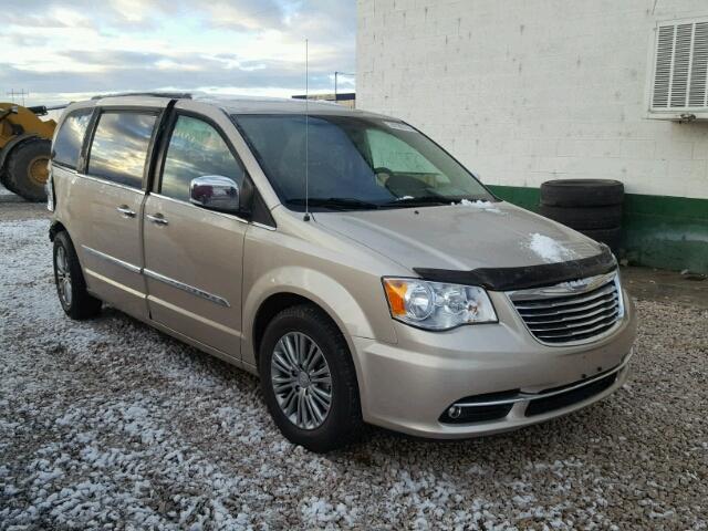 2C4RC1CG6ER300412 - 2014 CHRYSLER TOWN & COU GOLD photo 1