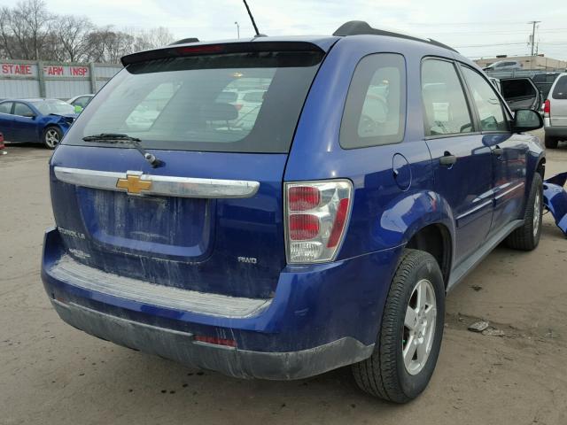 2CNDL23F476024402 - 2007 CHEVROLET EQUINOX LS BLUE photo 4