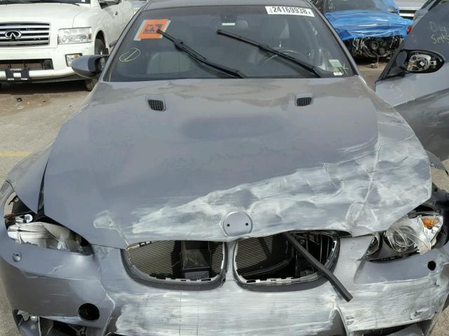 WBSWD93589P362004 - 2009 BMW M3 GRAY photo 7