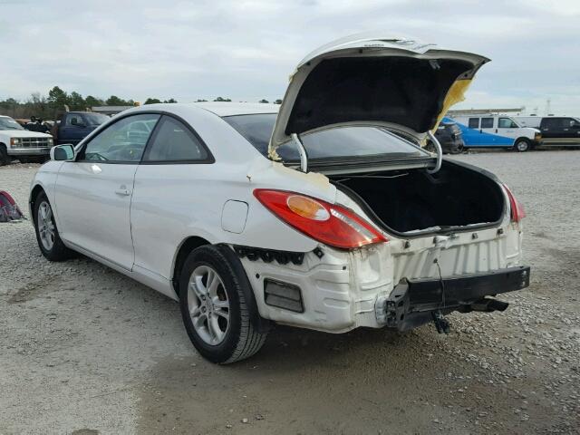 4T1CE38P66U582832 - 2006 TOYOTA CAMRY SOLA WHITE photo 3