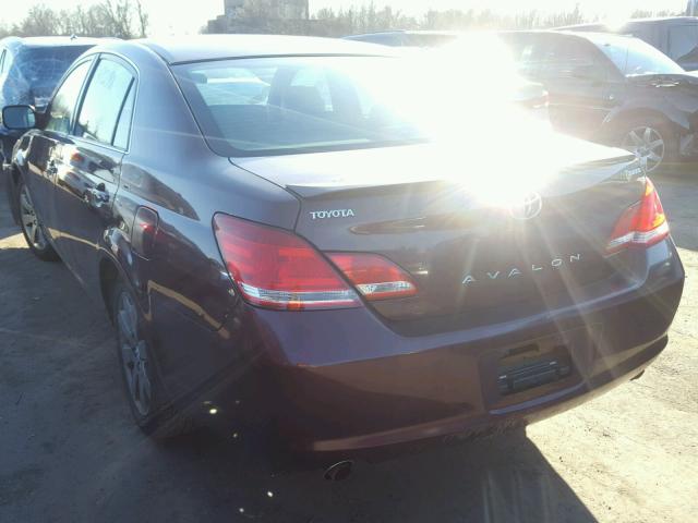 4T1BK36B27U221689 - 2007 TOYOTA AVALON XL BURGUNDY photo 3