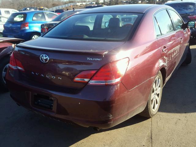 4T1BK36B27U221689 - 2007 TOYOTA AVALON XL BURGUNDY photo 4