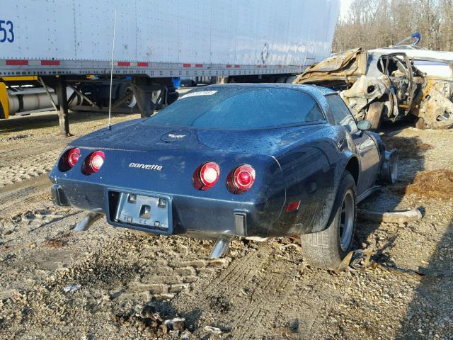 1Z8789S400447 - 1979 CHEVROLET CORVETTE BLUE photo 4