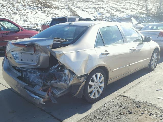 1HGCM66526A056940 - 2006 HONDA ACCORD EX GOLD photo 4