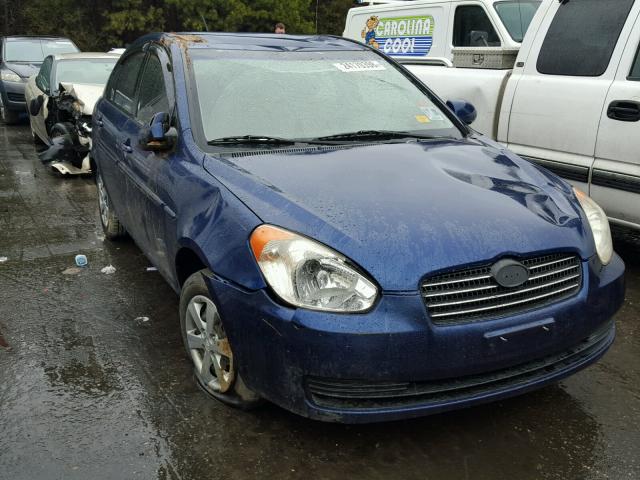 KMHCN46C09U314417 - 2009 HYUNDAI ACCENT GLS BLUE photo 1