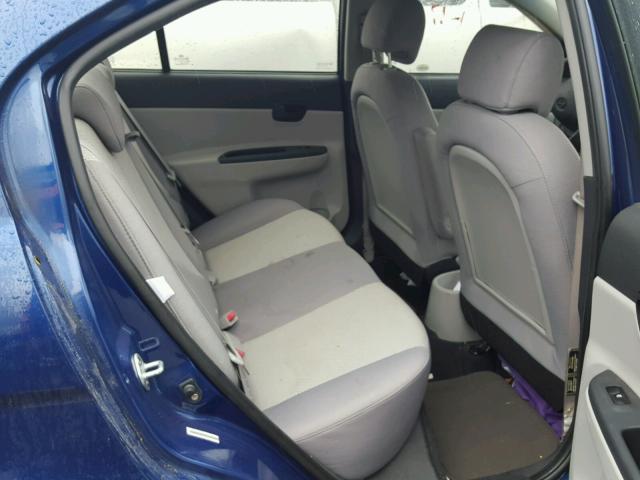 KMHCN46C09U314417 - 2009 HYUNDAI ACCENT GLS BLUE photo 6