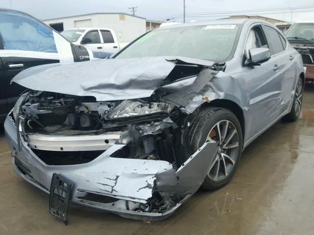 19UUB2F30FA016597 - 2015 ACURA TLX SILVER photo 2