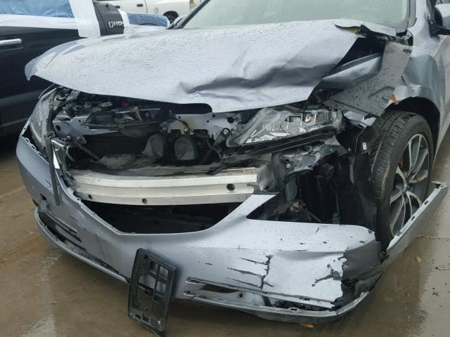 19UUB2F30FA016597 - 2015 ACURA TLX SILVER photo 9