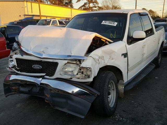 1FTRW07L51KB52996 - 2001 FORD F150 SUPER WHITE photo 2