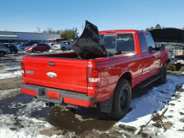 1FTZR45E18PA16140 - 2008 FORD RANGER SUP RED photo 4