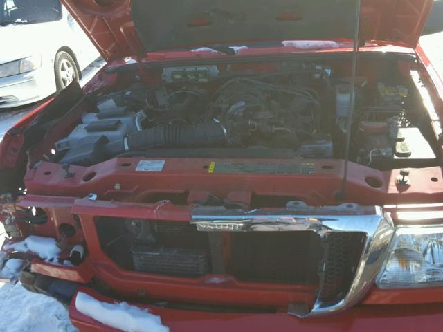 1FTZR45E18PA16140 - 2008 FORD RANGER SUP RED photo 7