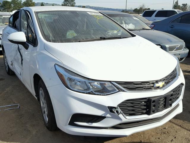 3G1BC5SM8HS569401 - 2017 CHEVROLET CRUZE LS WHITE photo 1