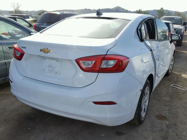 3G1BC5SM8HS569401 - 2017 CHEVROLET CRUZE LS WHITE photo 4