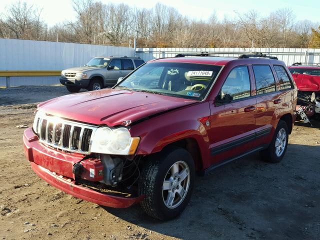 1J4GR48K76C115164 - 2006 JEEP GRAND CHER RED photo 2