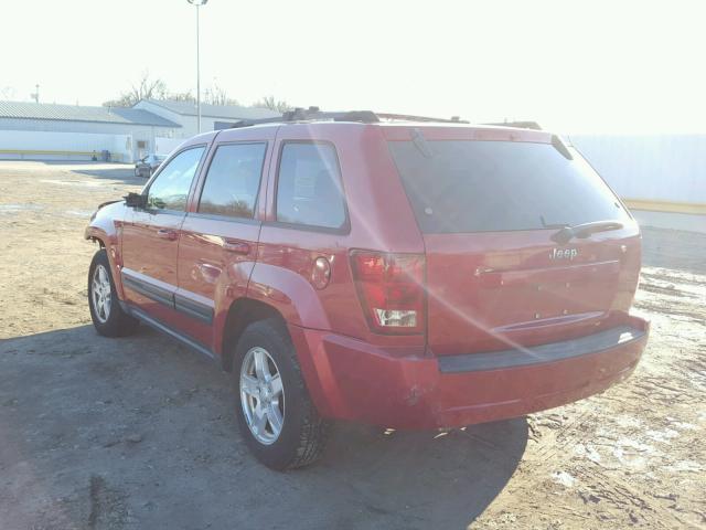 1J4GR48K76C115164 - 2006 JEEP GRAND CHER RED photo 3