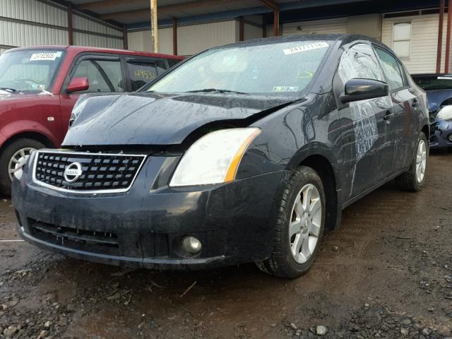 3N1AB61E39L638919 - 2009 NISSAN SENTRA 2.0 BLACK photo 2