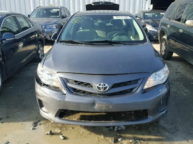 2T1BU4EEXCC890140 - 2012 TOYOTA COROLLA BA GRAY photo 9