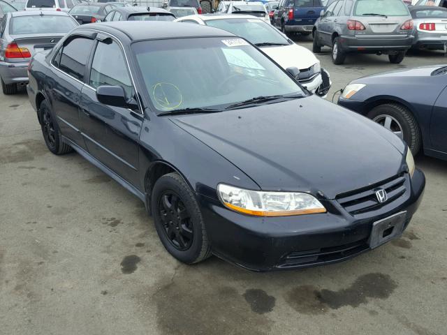 3HGCG66582G701027 - 2002 HONDA ACCORD LX BLACK photo 1