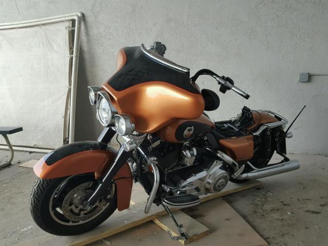 1HD1KB4488Y630206 - 2008 HARLEY-DAVIDSON FLHX 105TH ORANGE photo 2