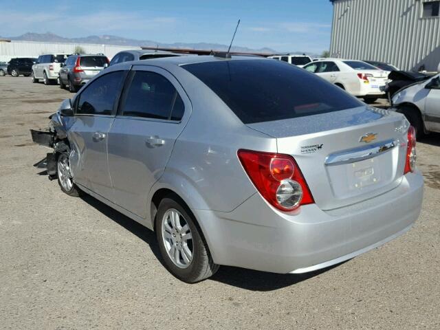 1G1JC5SB4F4139954 - 2015 CHEVROLET SONIC LT SILVER photo 3