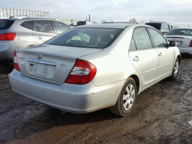 4T1BE32K54U838464 - 2004 TOYOTA CAMRY LE SILVER photo 4