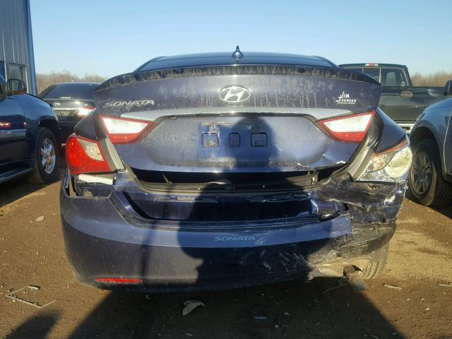 5NPEB4AC5DH796091 - 2013 HYUNDAI SONATA GLS BLUE photo 9