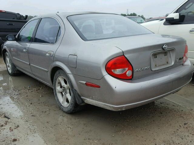 JN1CA31D6YT747550 - 2000 NISSAN MAXIMA GLE GRAY photo 3