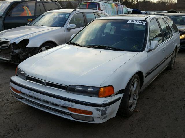 1HGCB9871PA001404 - 1993 HONDA ACCORD EX WHITE photo 2