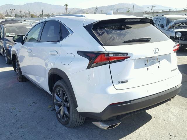 JTJYARBZ4G2041064 - 2016 LEXUS NX 200T WHITE photo 3