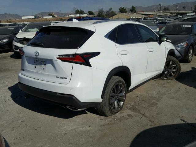 JTJYARBZ4G2041064 - 2016 LEXUS NX 200T WHITE photo 4