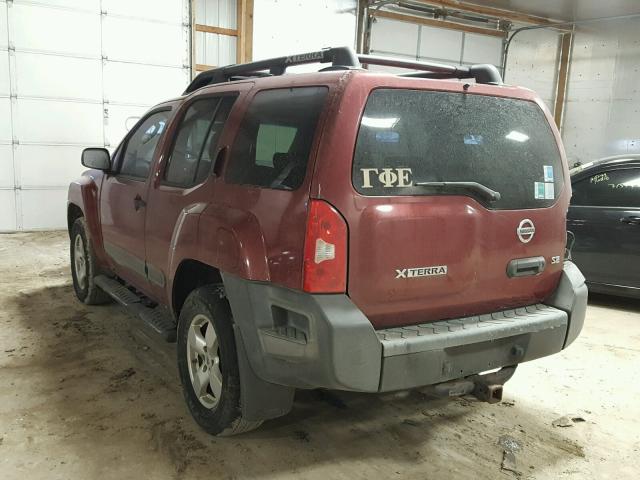 5N1AN08W16C555721 - 2006 NISSAN XTERRA OFF RED photo 3