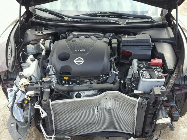 1N4AA5AP6EC443517 - 2014 NISSAN MAXIMA S BURGUNDY photo 7