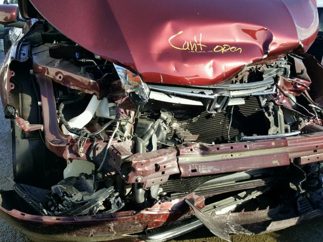 1HGCR2F39FA261020 - 2015 HONDA ACCORD LX MAROON photo 9