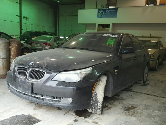 WBANV9C55AC136558 - 2010 BMW 535 XI BLACK photo 2