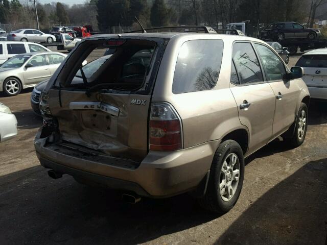 2HNYD18954H513837 - 2004 ACURA MDX TOURIN TAN photo 4