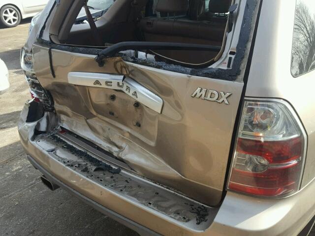 2HNYD18954H513837 - 2004 ACURA MDX TOURIN TAN photo 9