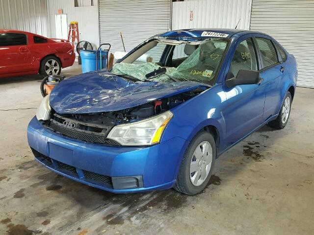 1FAHP3EN9BW120437 - 2011 FORD FOCUS S BLUE photo 2