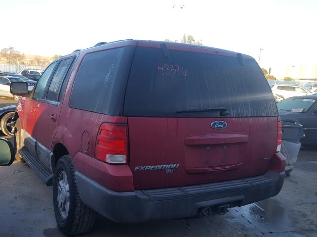 1FMPU16LX4LA88923 - 2004 FORD EXPEDITION RED photo 3