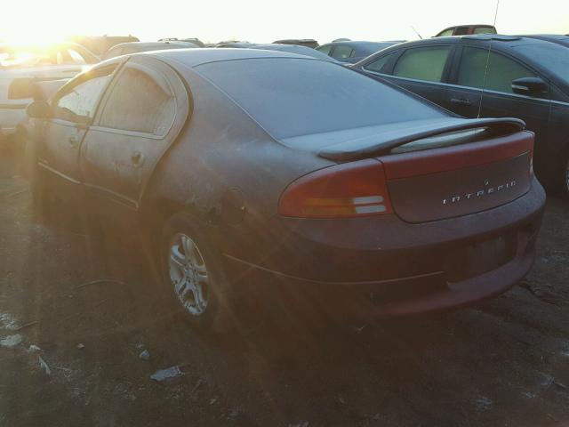 2B3HD56J6XH834995 - 1999 DODGE INTREPID E BURGUNDY photo 3