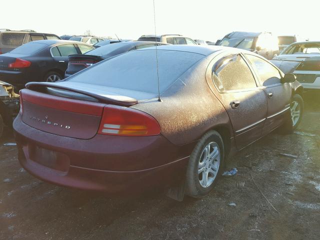 2B3HD56J6XH834995 - 1999 DODGE INTREPID E BURGUNDY photo 4