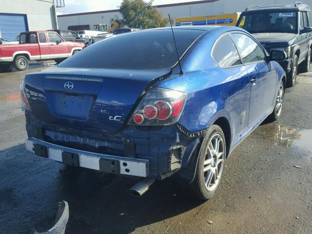 JTKDE167690276329 - 2009 TOYOTA SCION TC BLUE photo 4