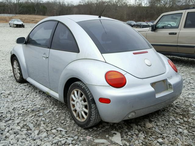 3VWCK31C95M402585 - 2005 VOLKSWAGEN NEW BEETLE SILVER photo 3