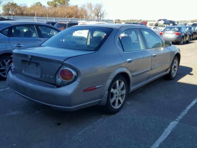 JN1DA31A22T323431 - 2002 NISSAN MAXIMA GLE GRAY photo 4