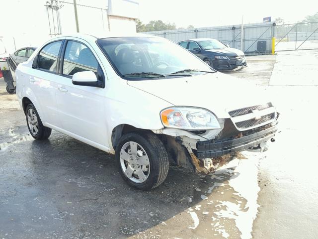 KL1TD5DE3BB233437 - 2011 CHEVROLET AVEO LS WHITE photo 1