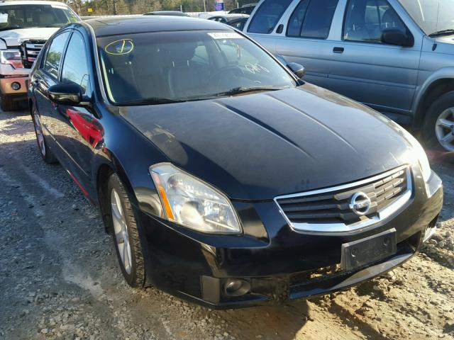 1N4BA41EX7C830829 - 2007 NISSAN MAXIMA SE BLACK photo 1